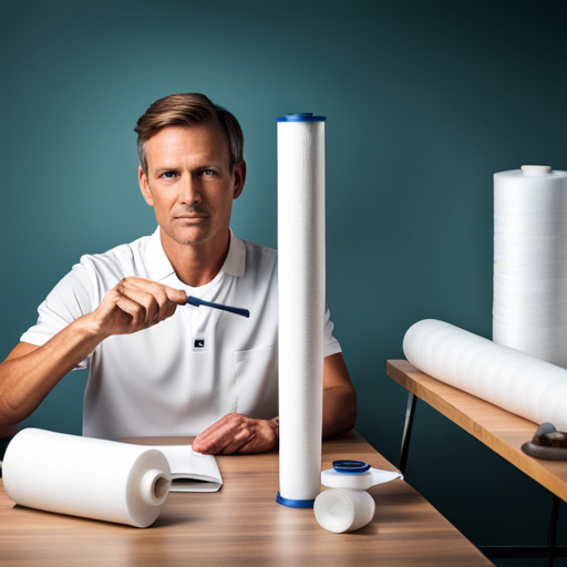 PP фильтрующий картридж, выдутый из расплава